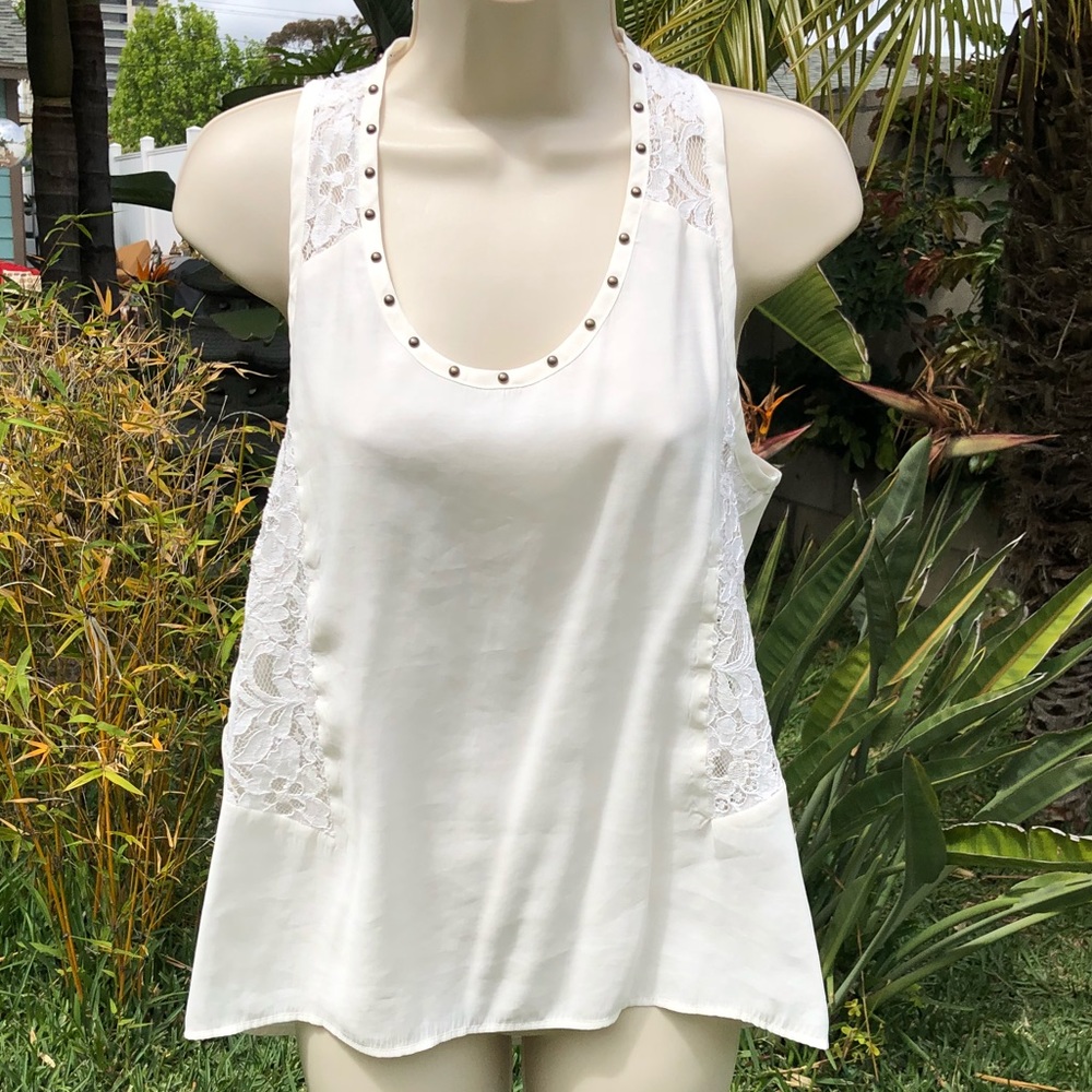 NWOT Lace\Stud Detail Tank π€ - Picture 2 of 8